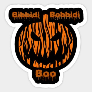 Boo Pumpkin Sticker